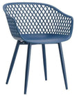 Moe's Home Outdoor Chair Blue Set