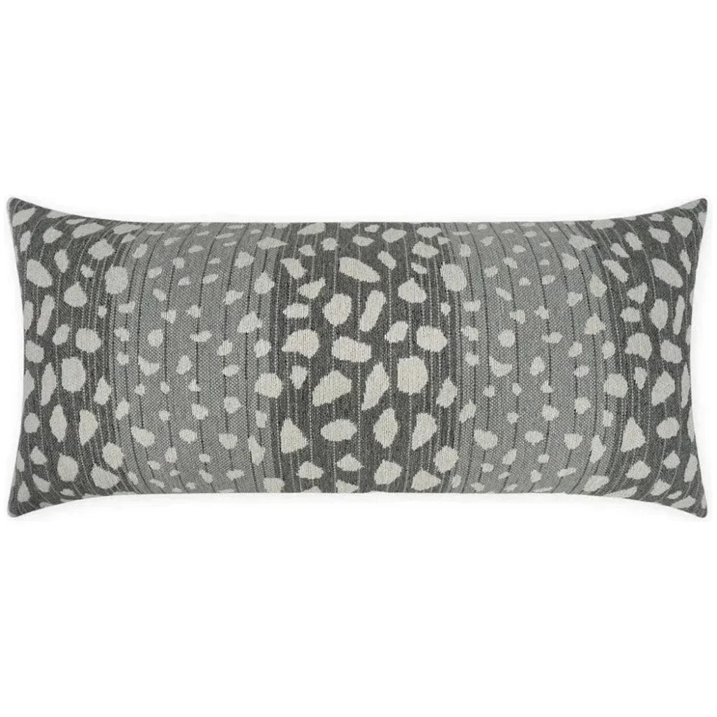 D.V. Kap Outdoor Deerskin Lumbar Pillow - Flannel