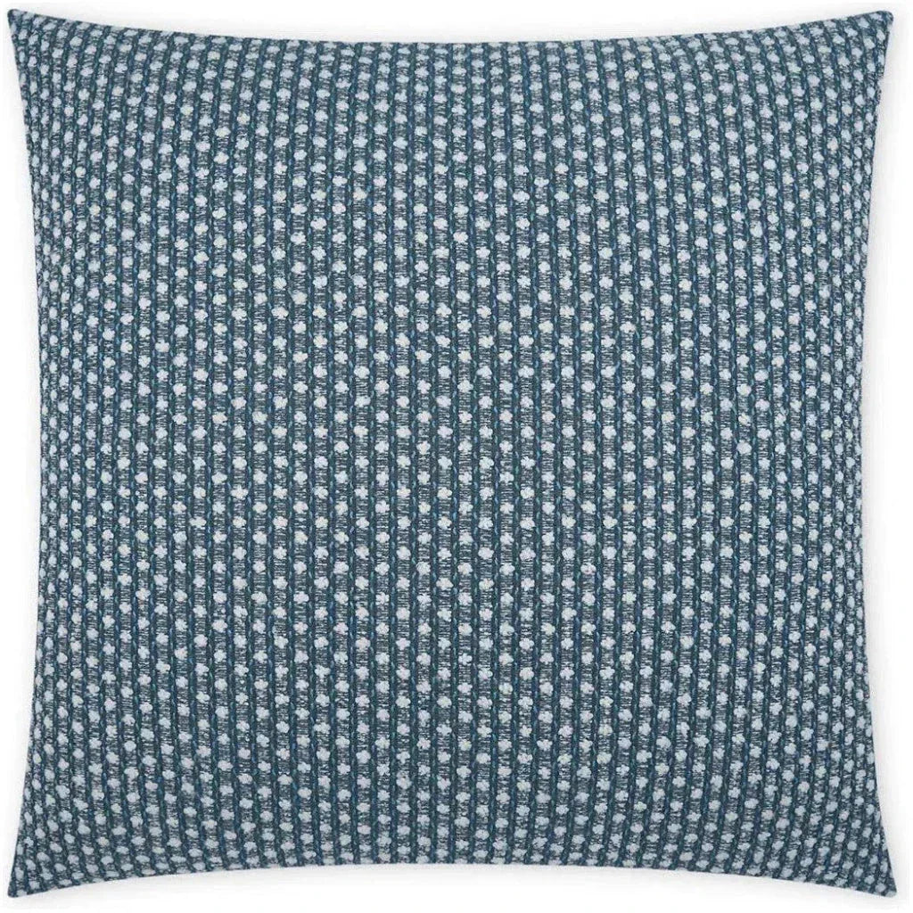 D.V. Kap Outdoor Dot Dash Pillow - Blue