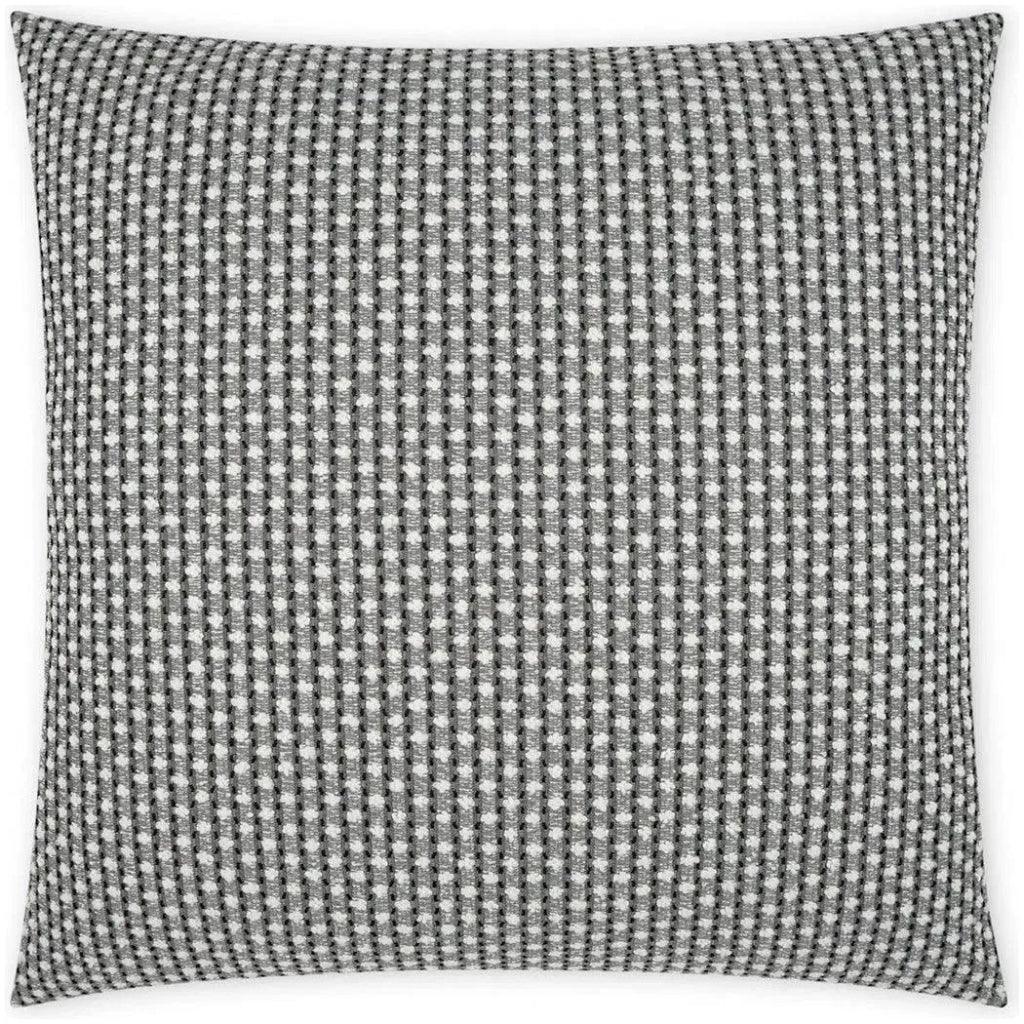 D.V. Kap Outdoor Dot Dash Pillow - Grey