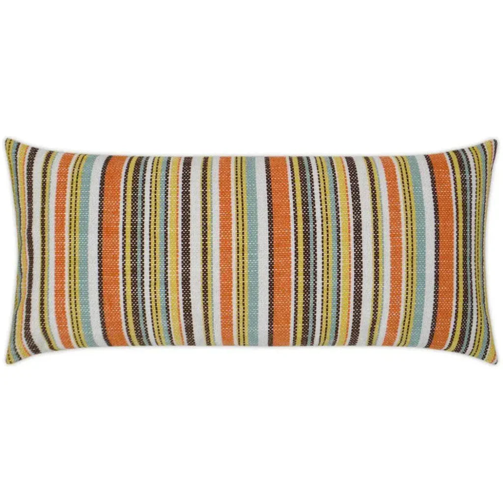 D.V. Kap Outdoor Fancy Stripe Lumbar Pillow - Multi