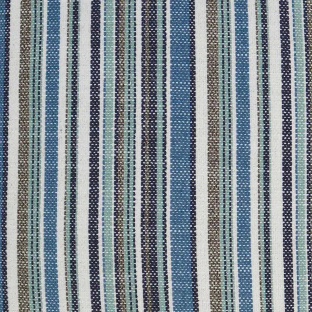 D.V. Kap Outdoor Fancy Stripe Lumbar Pillow - Navy