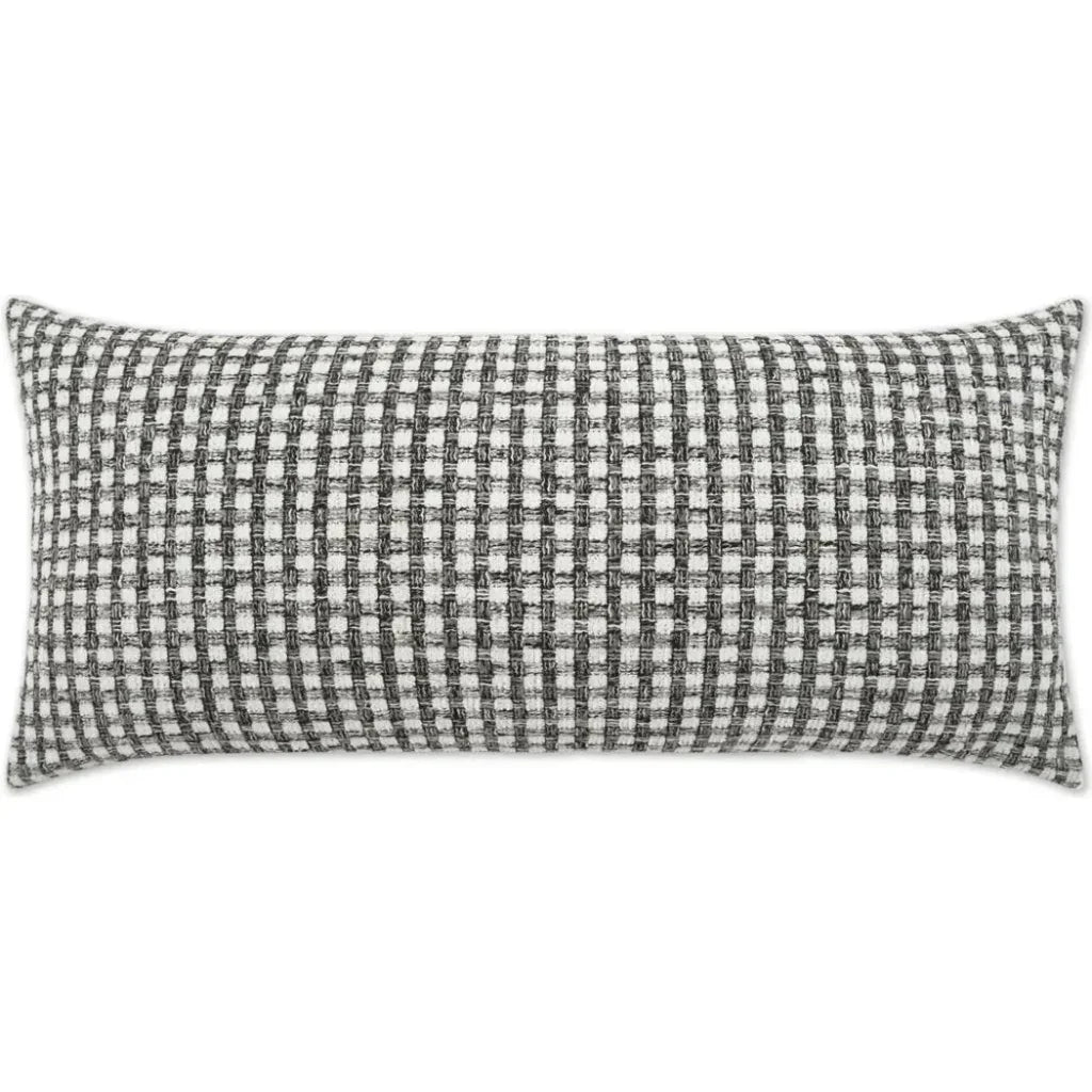 D.V. Kap Outdoor Heart Stone Lumbar Pillow - Grey
