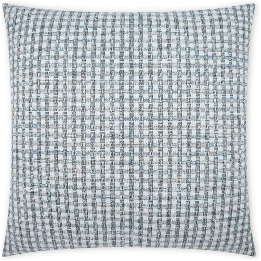 D.V. Kap Outdoor Heart Stone Pillow - Blue