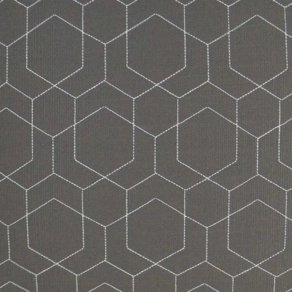 D.V. Kap Outdoor Hex Quilt Lumbar Pillow - Grey