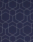 D.V. Kap Outdoor Hex Quilt Lumbar Pillow - Navy