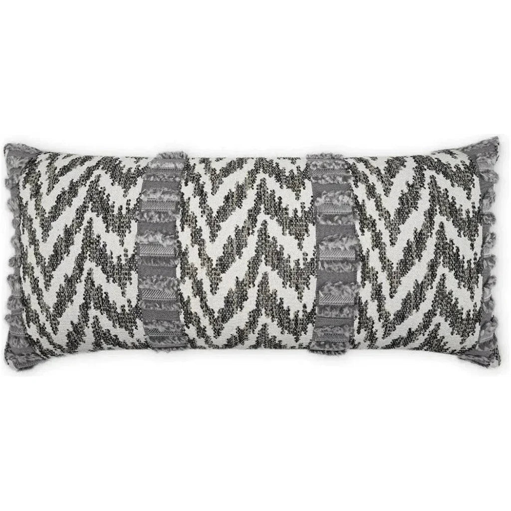 D.V. Kap Outdoor Indiana Lumbar Pillow - Grey