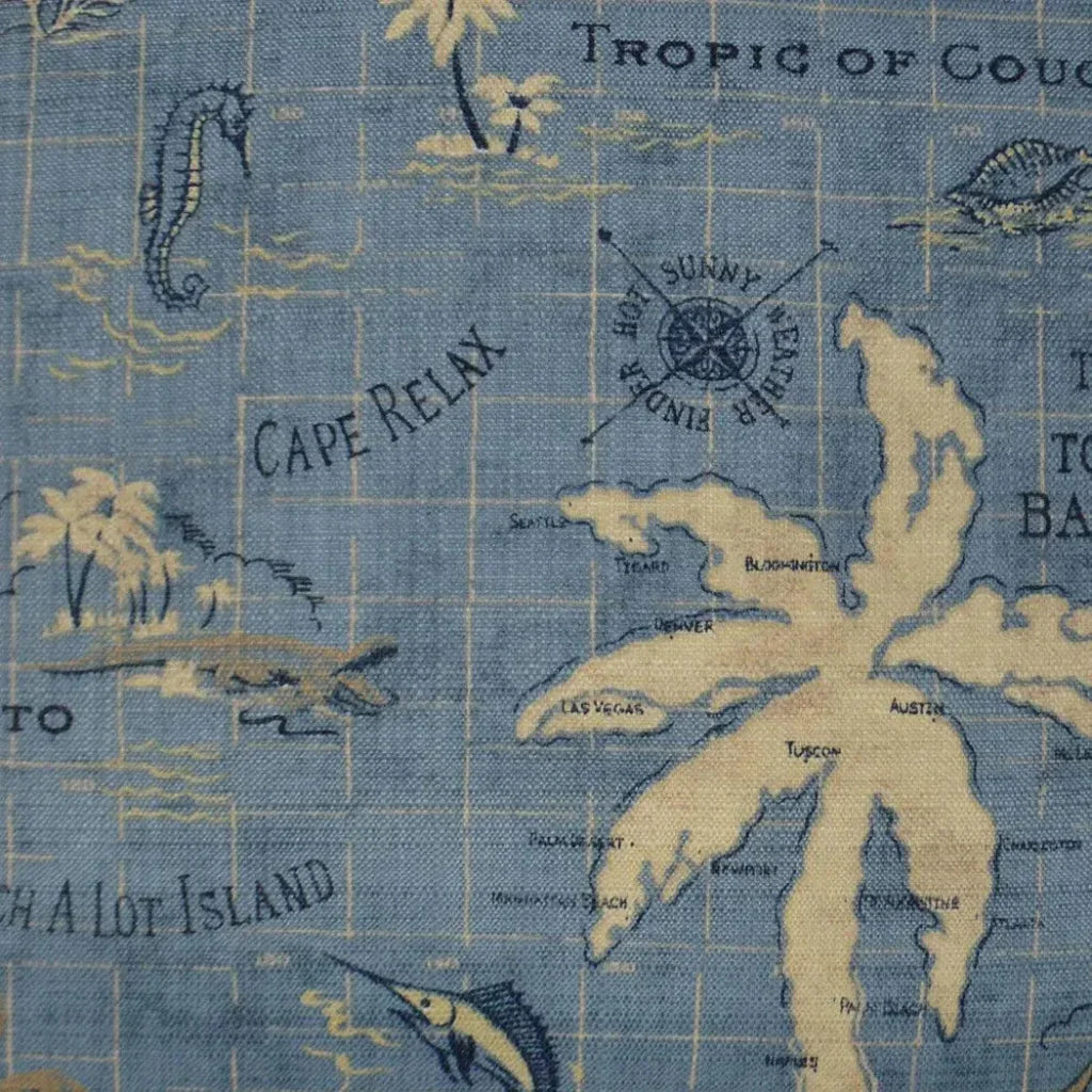 D.V. Kap Outdoor Island Song Pillow - Ocean
