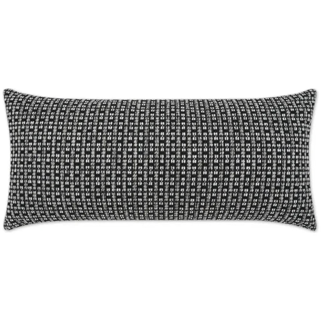 D.V. Kap Outdoor Kittery Lumbar Pillow - Ebony