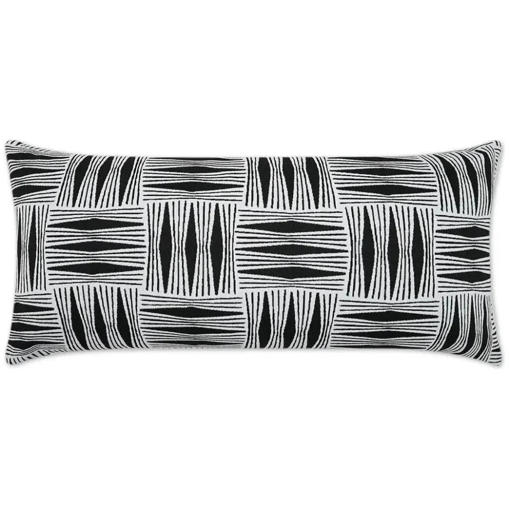 D.V. Kap Outdoor Kizomba Lumbar Pillow - Ebony