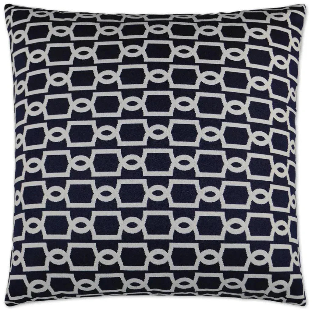 D.V. Kap Outdoor Ocean Gate Pillow - Navy