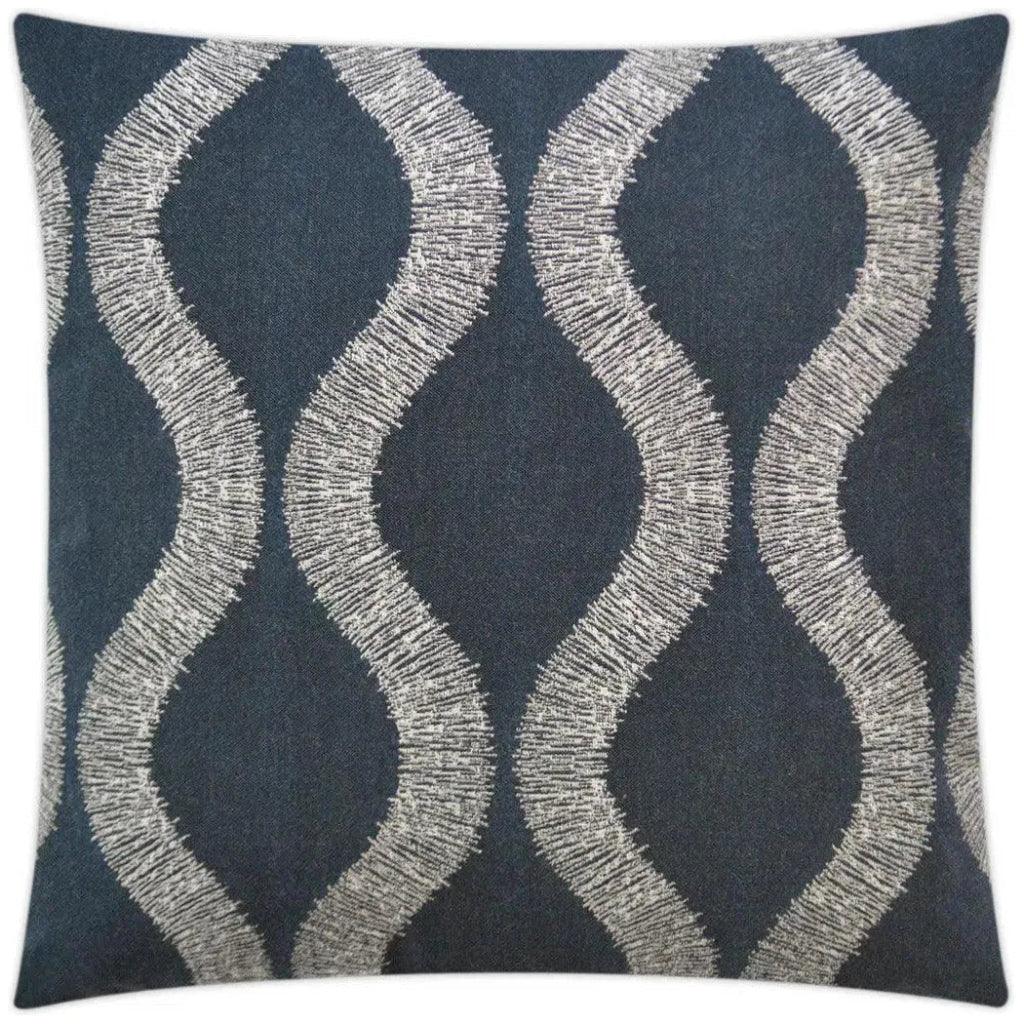 D.V. Kap Outdoor Overlock Pillow - Midnight