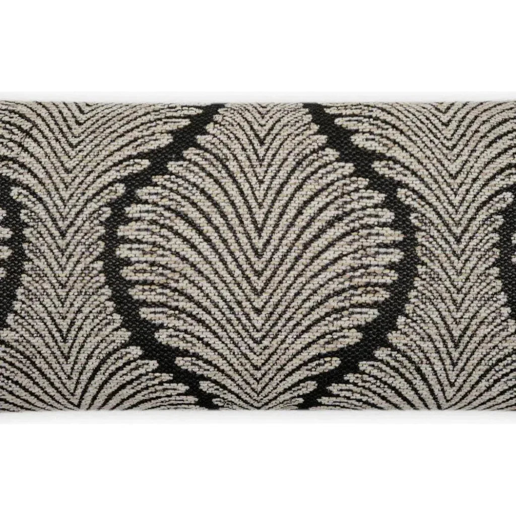 D.V. Kap Outdoor Palmyra Lumbar Pillow - Black