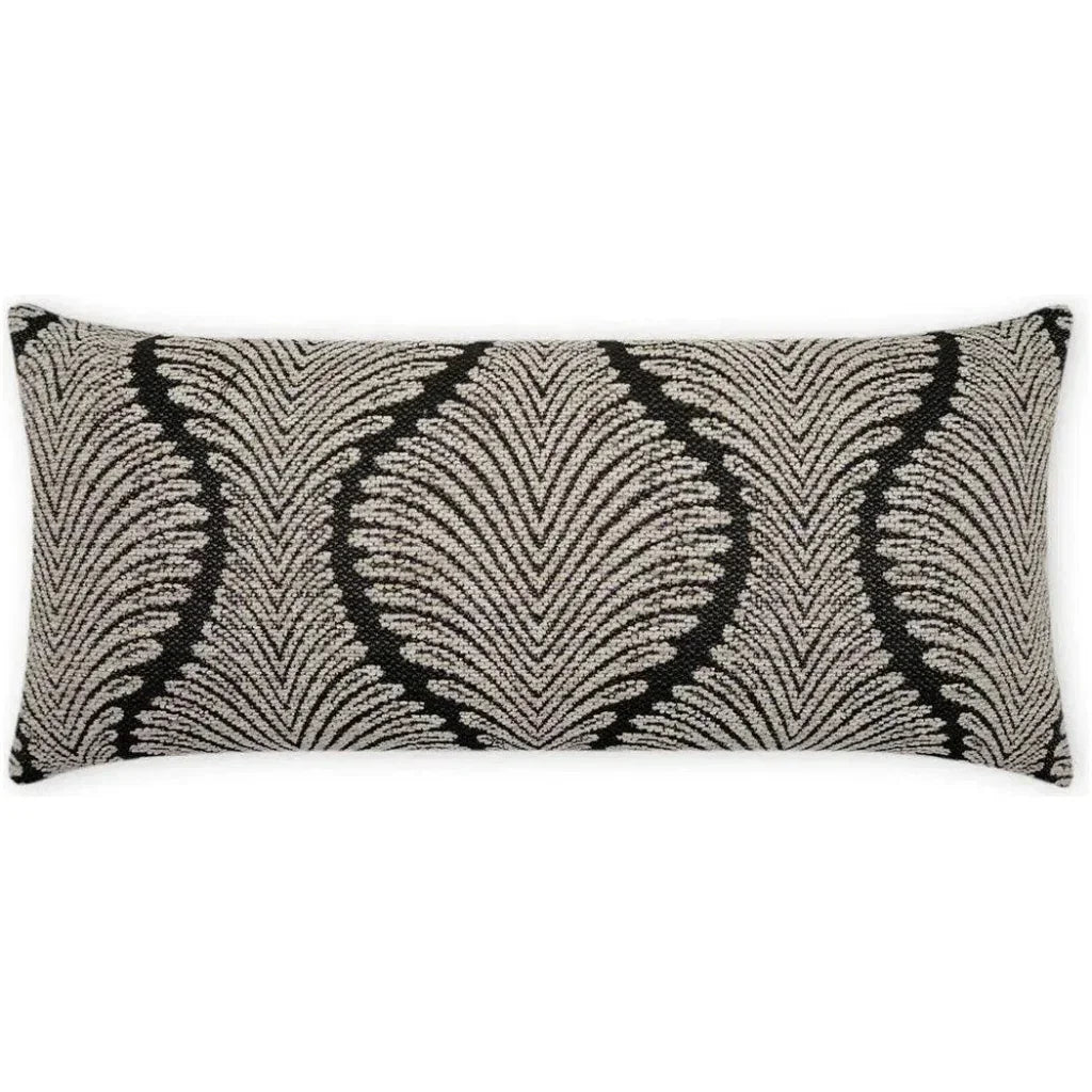D.V. Kap Outdoor Palmyra Lumbar Pillow - Black