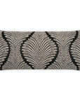 D.V. Kap Outdoor Palmyra Lumbar Pillow - Black