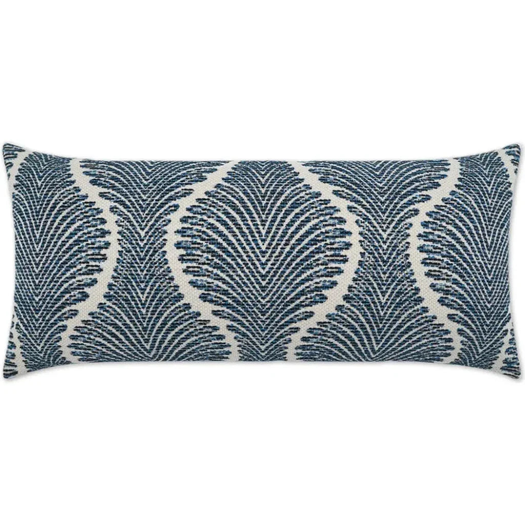 D.V. Kap Outdoor Palmyra Lumbar Pillow - Navy