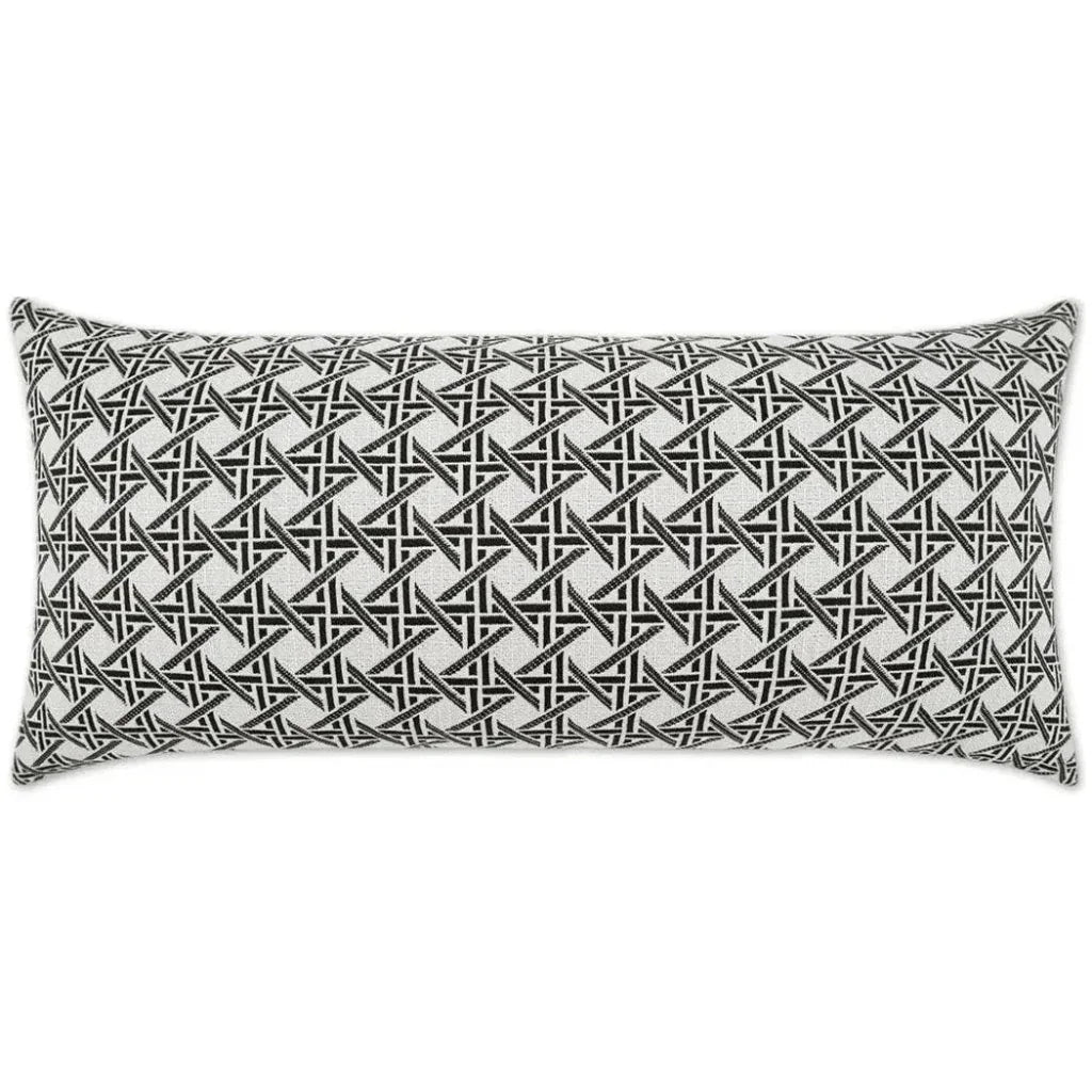 D.V. Kap Outdoor Pella Lumbar Pillow - Ebony