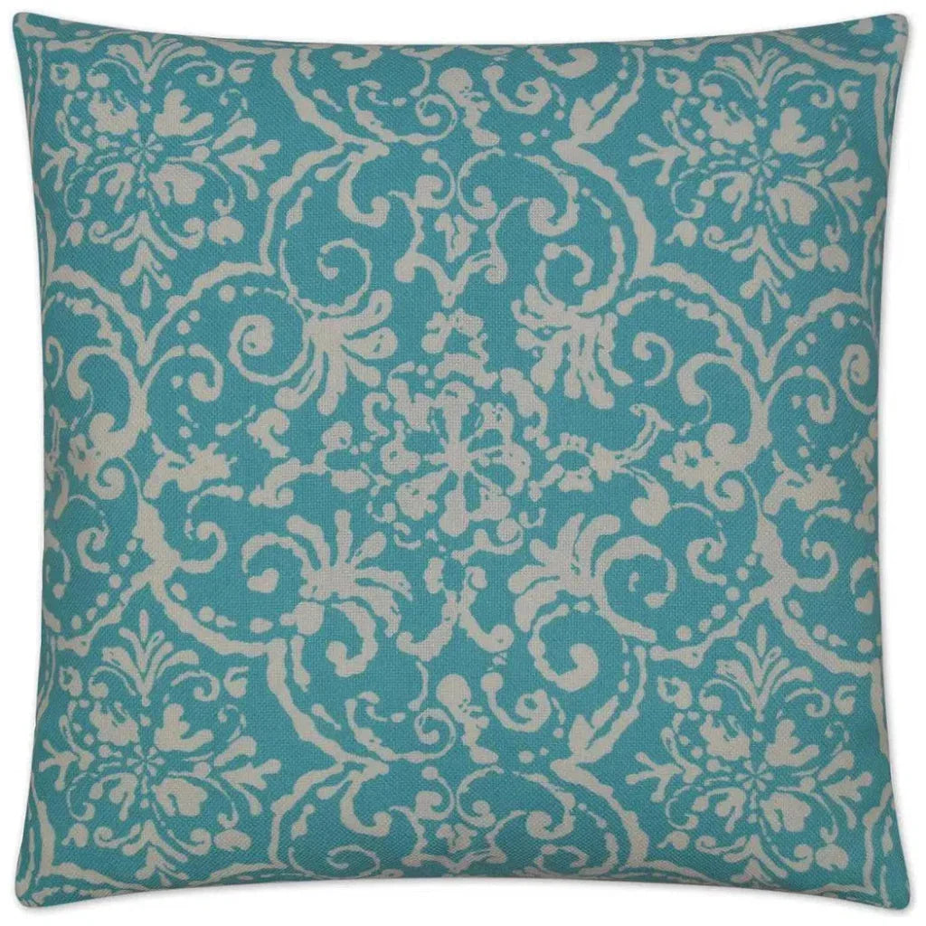 D.V. Kap Outdoor Print Affair Pillow - Turquoise