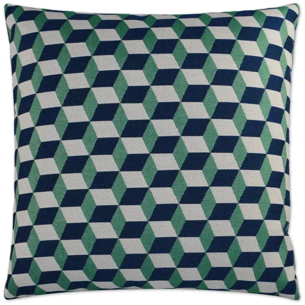D.V. Kap Outdoor Puzzle Pillow - Emerald