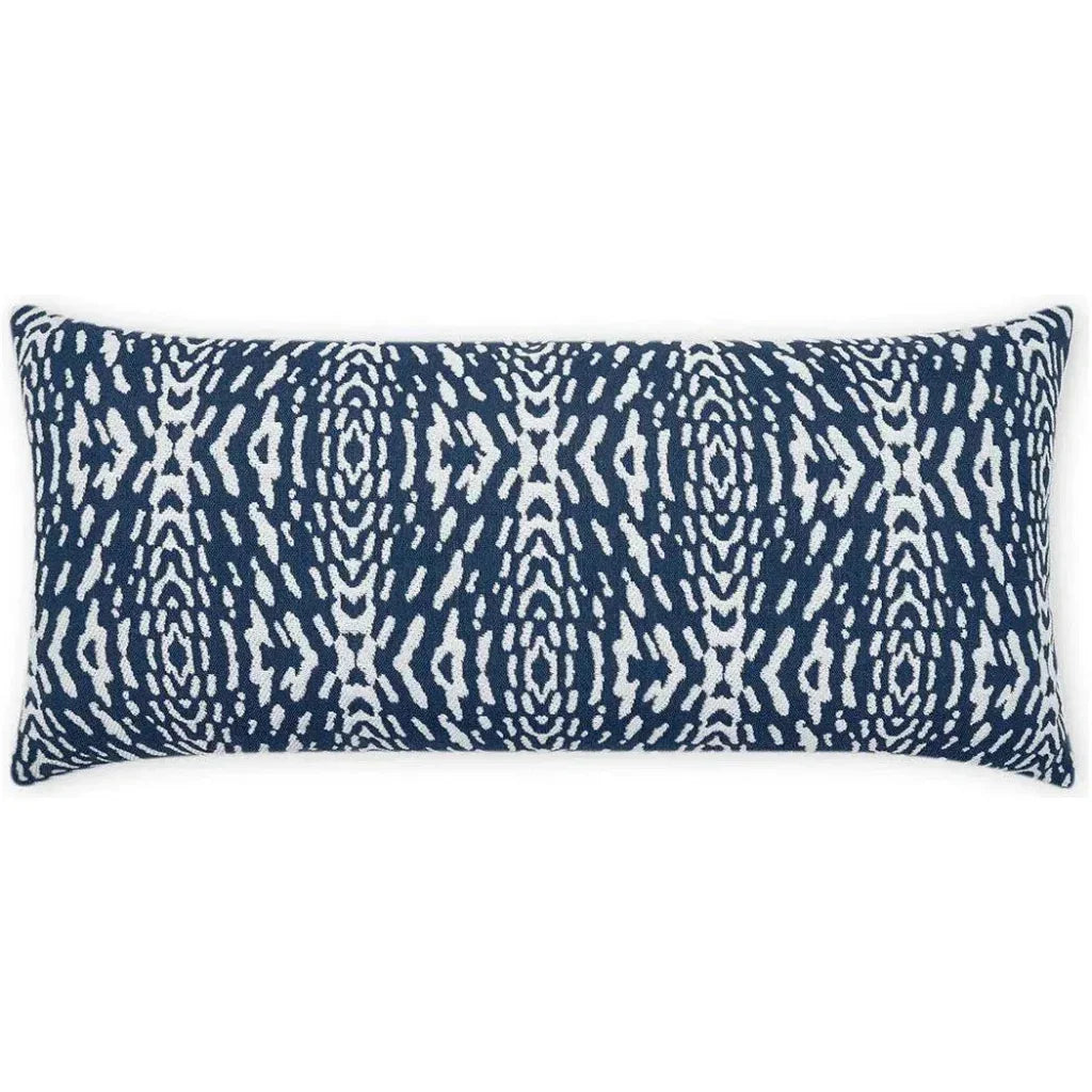 D.V. Kap Outdoor Riff Lumbar Pillow - Blue