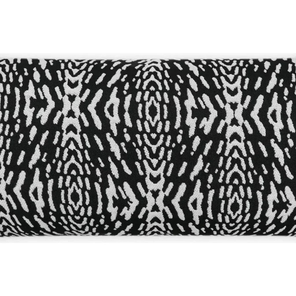 D.V. Kap Outdoor Riff Lumbar Pillow - Ebony