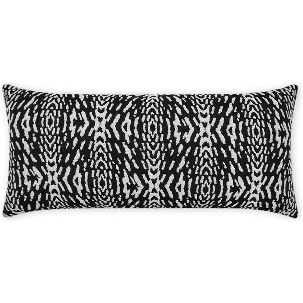 D.V. Kap Outdoor Riff Lumbar Pillow - Ebony