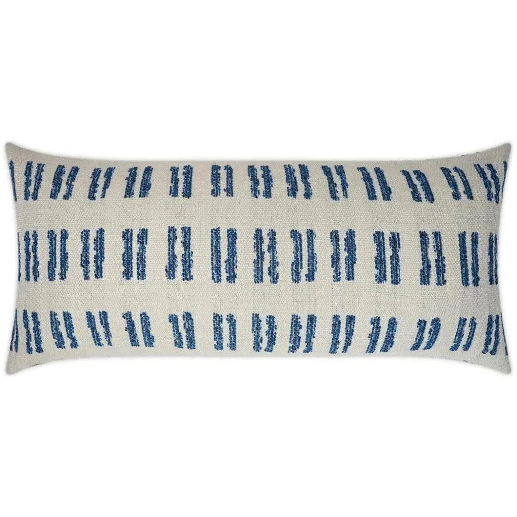 D.V. Kap Outdoor Saybrook Lumbar Pillow - Blue
