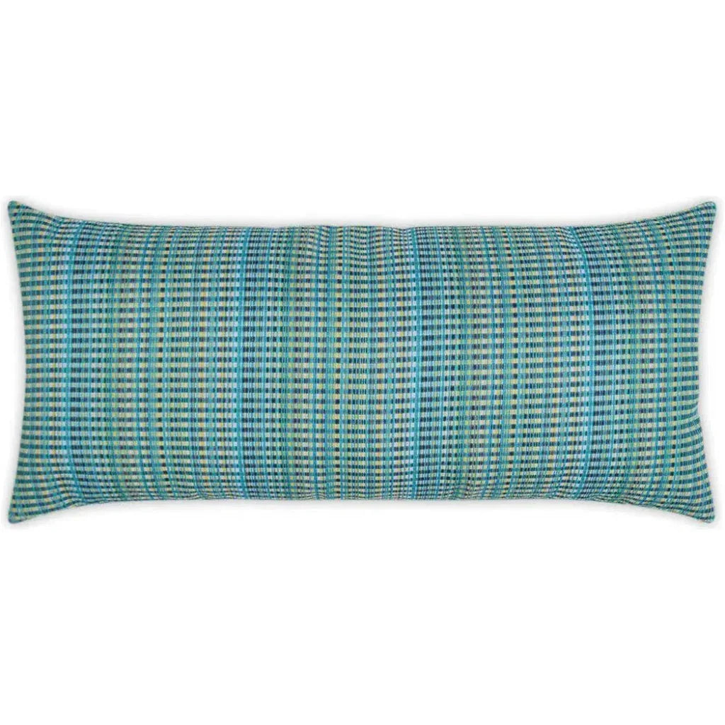 D.V. Kap Outdoor Sunrun Lumbar Pillow - Blue