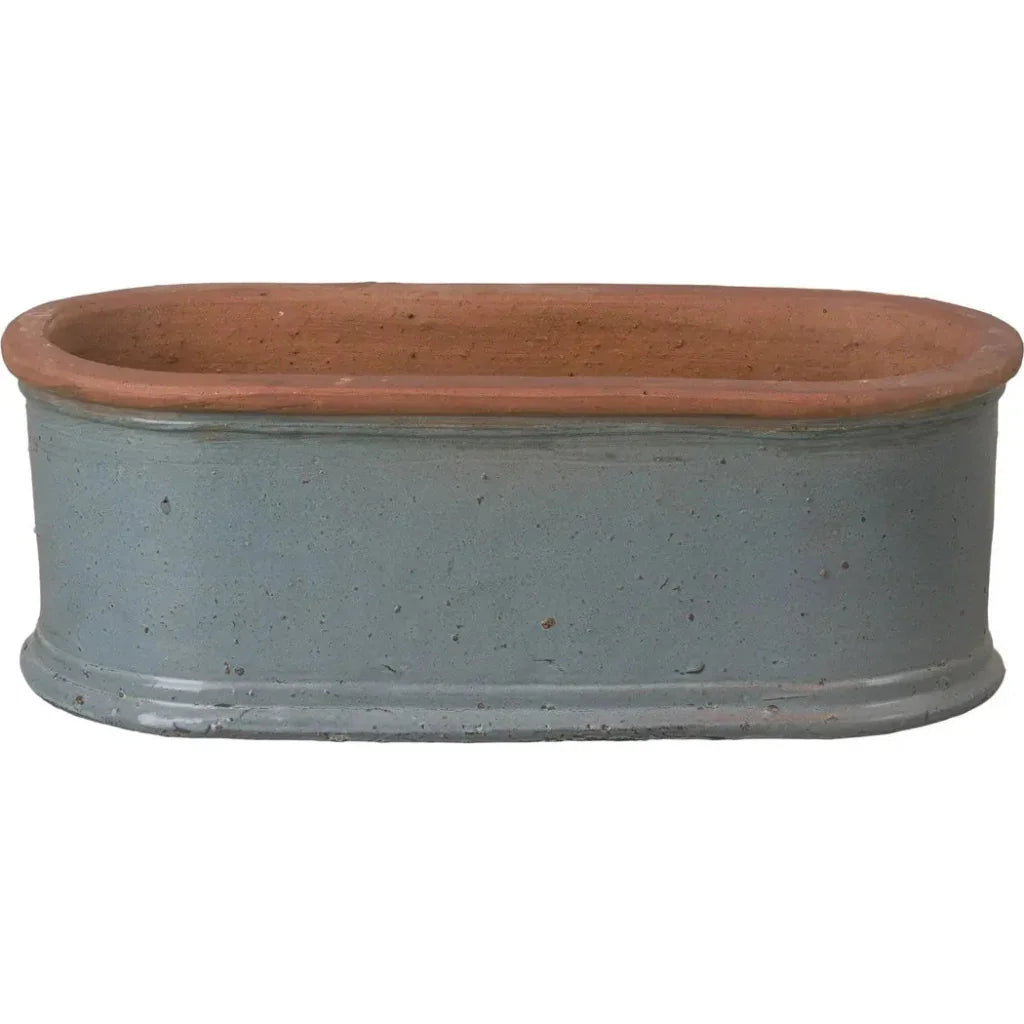 Emissary Oval Window Box Ceramic Planter