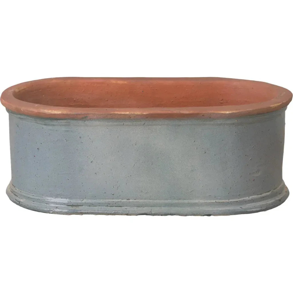 Emissary Oval Window Box Ceramic Planter