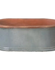 Emissary Oval Window Box Ceramic Planter
