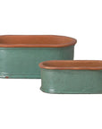 Emissary Oval Window Box Ceramic Planter