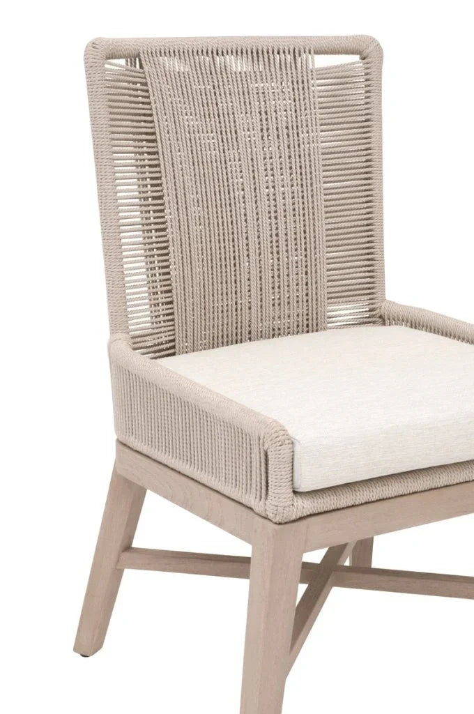 Essentials For Living Overlay Olefin Fabric Outdoor Dining Chair (Set of 2)