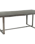 Prism Aluminum Sling Dining Set Table for 6 People