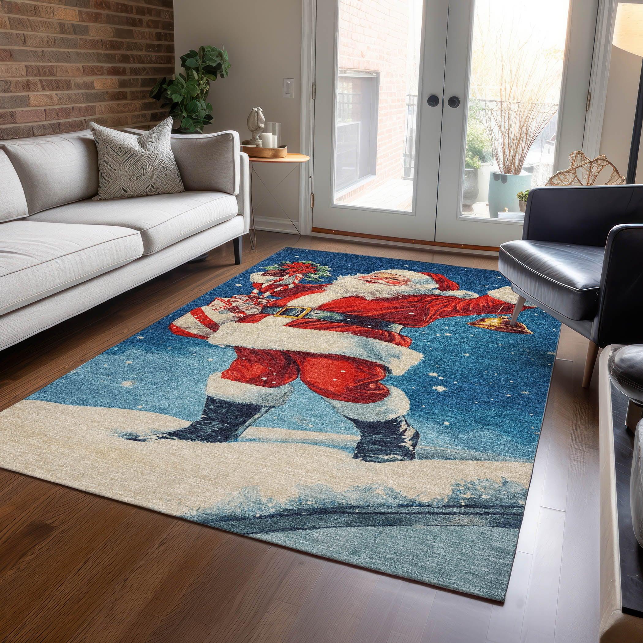 Addison Rugs Paelanor Blue Washable Indoor-Outdoor Rug