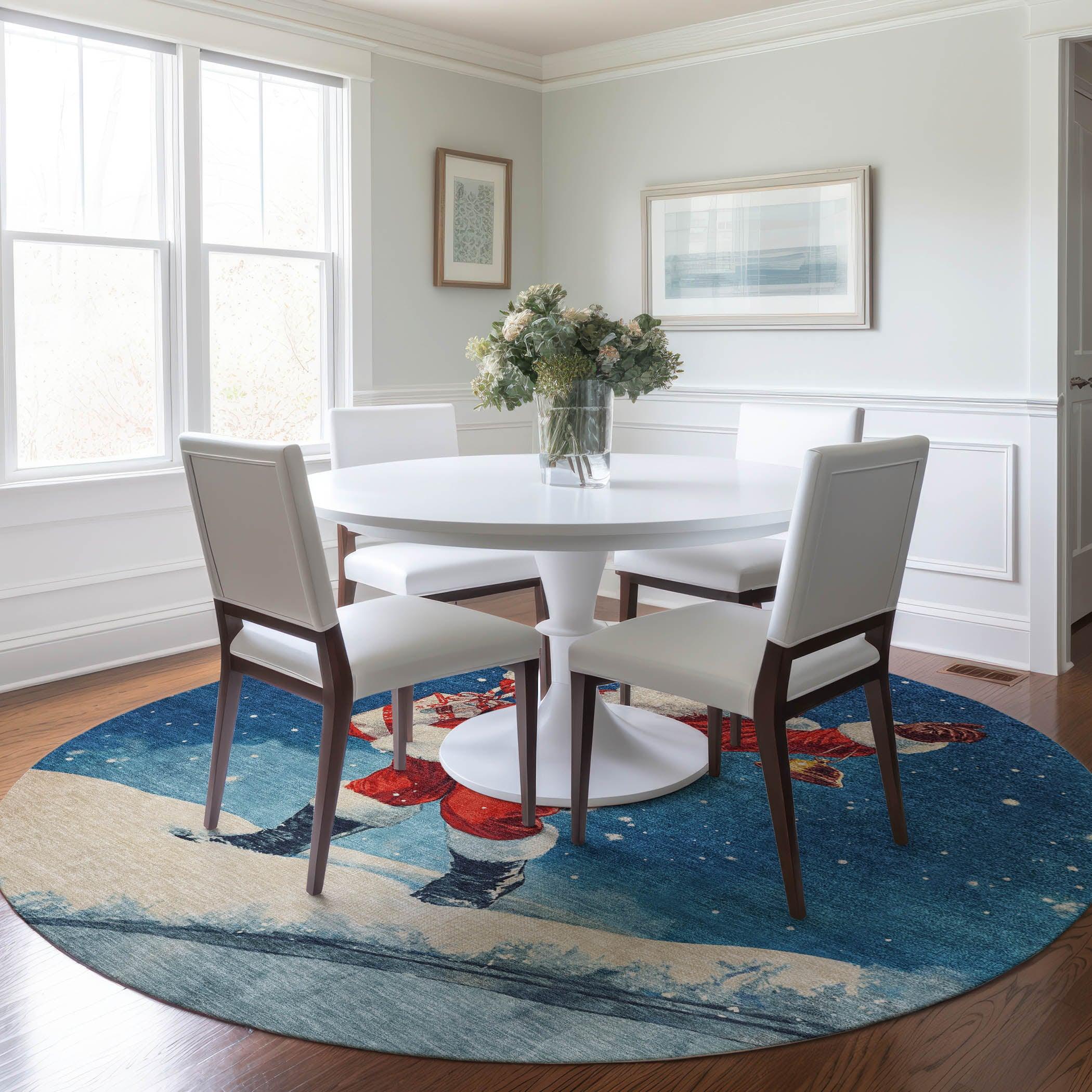 Addison Rugs Paelanor Blue Washable Indoor-Outdoor Rug