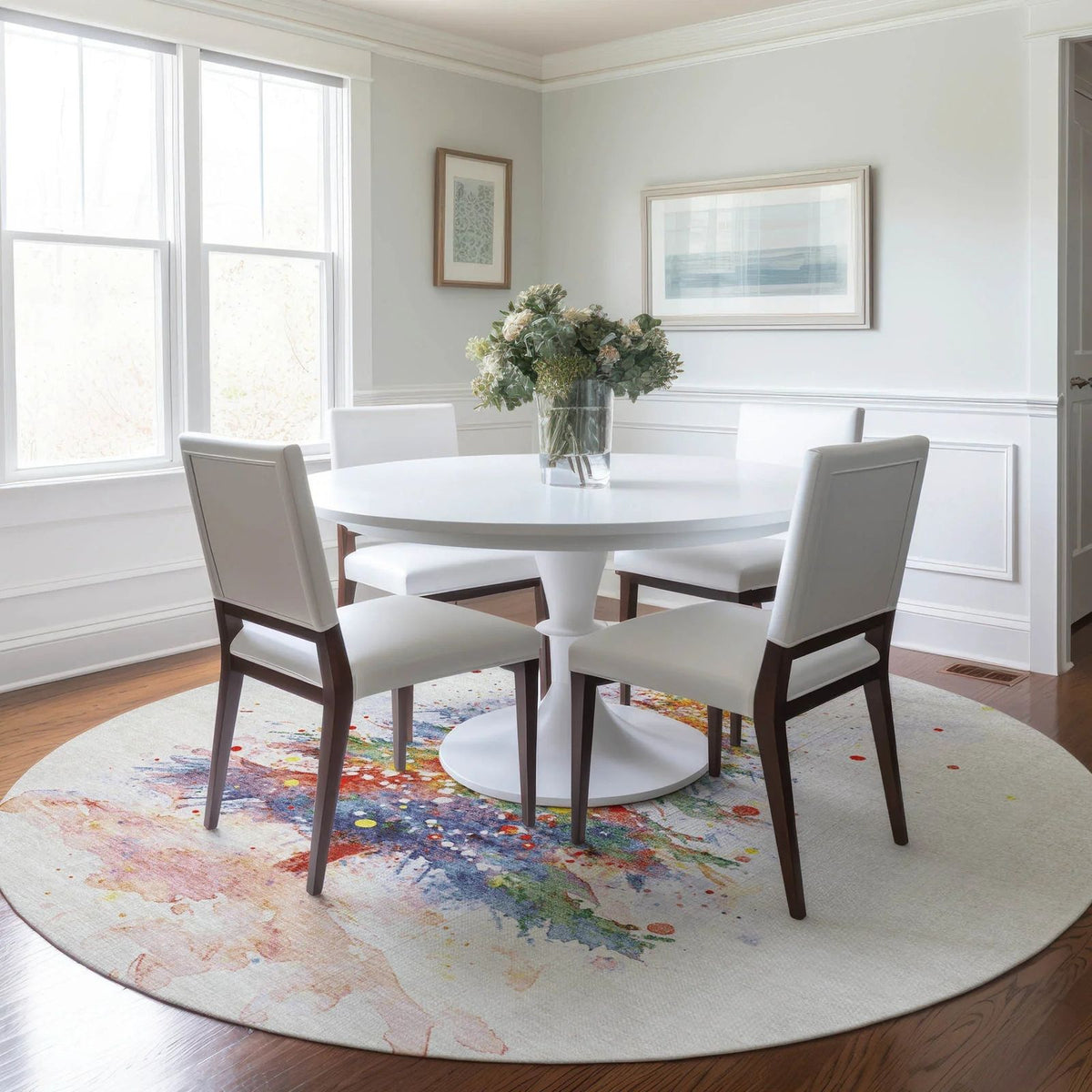 Addison Rugs Paelaris Ivory Washable Indoor-Outdoor Rug