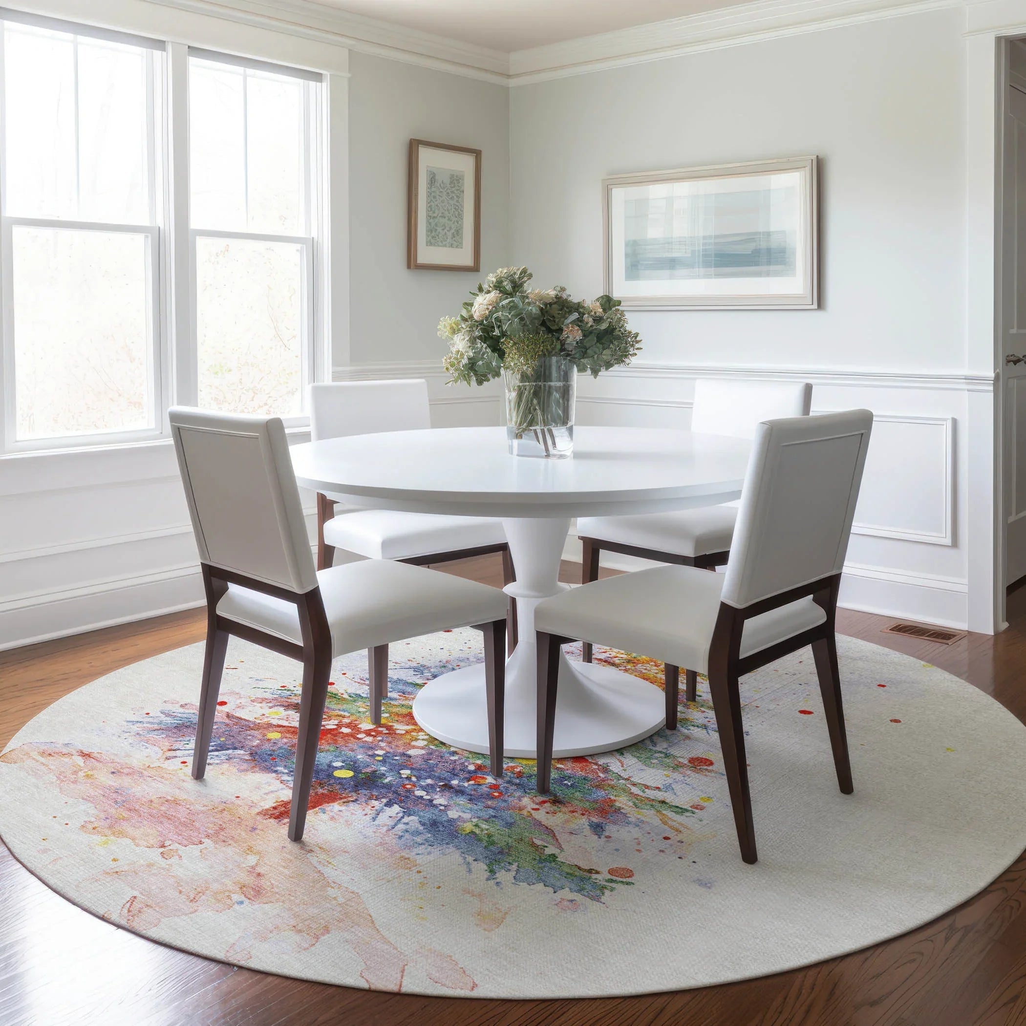 Addison Rugs Paelaris Ivory Washable Indoor-Outdoor Rug