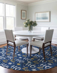 Addison Rugs Paelien Blue Washable Indoor-Outdoor Rug