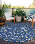 Addison Rugs Paelien Blue Washable Indoor-Outdoor Rug