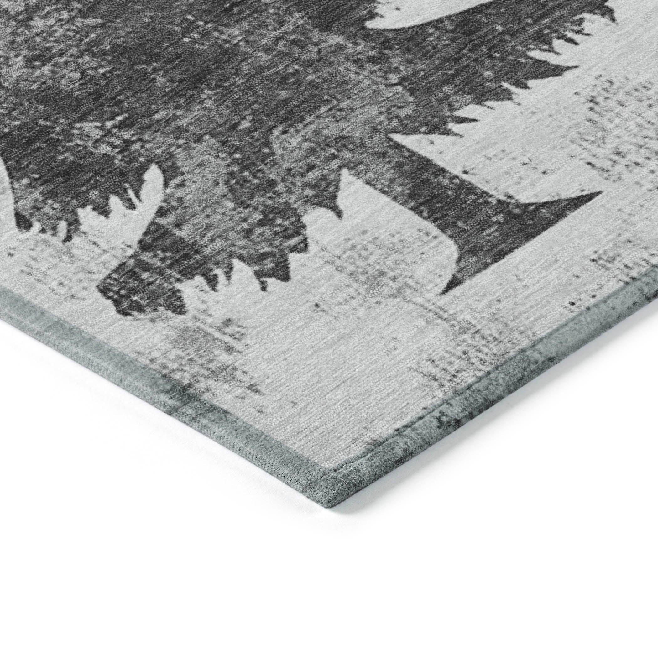Addison Rugs Paelion Gray Washable Indoor-Outdoor Rug
