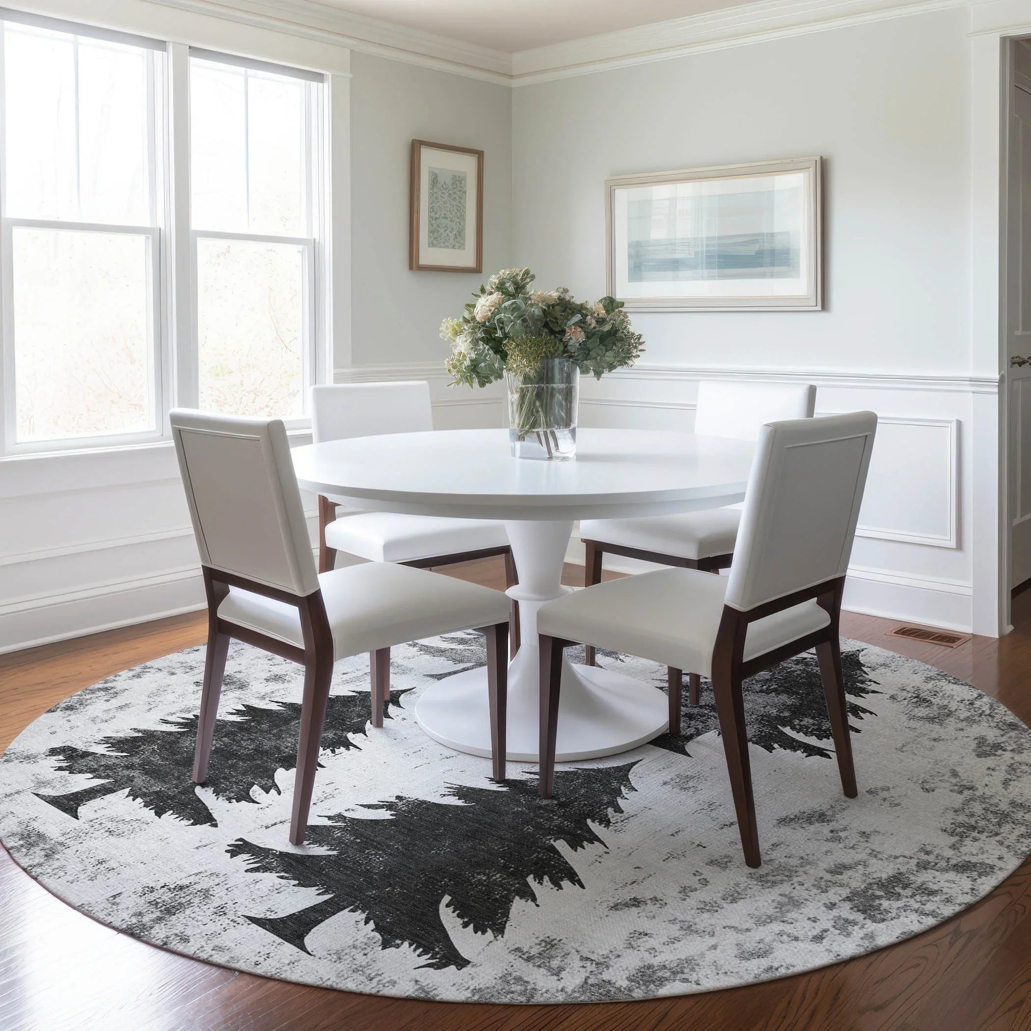 Addison Rugs Paelion Gray Washable Indoor-Outdoor Rug