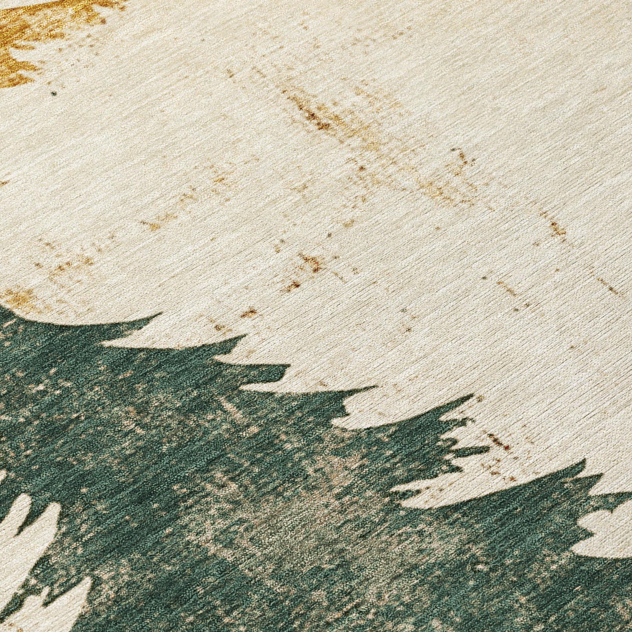 Addison Rugs Paelion Ivory Washable Indoor-Outdoor Rug