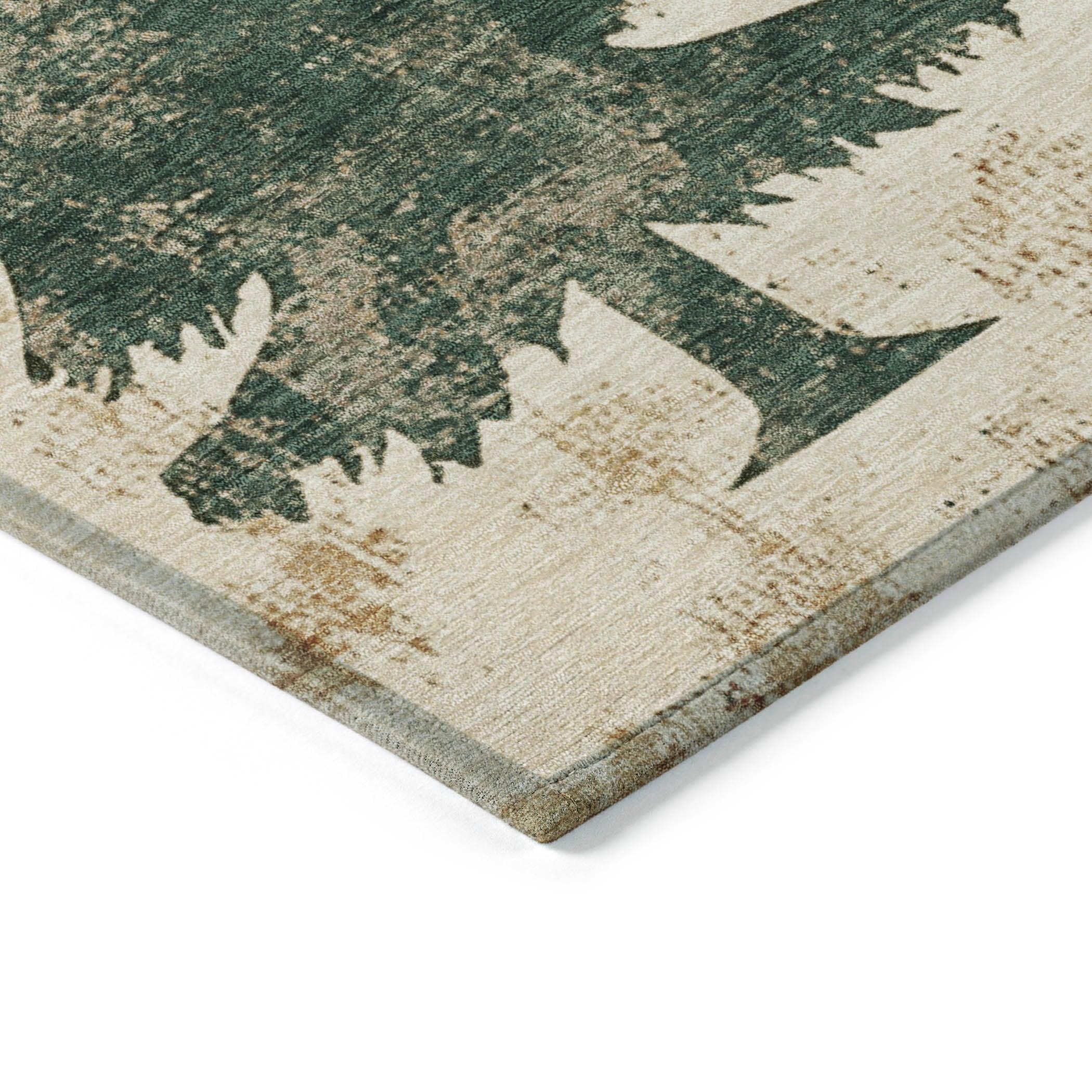 Addison Rugs Paelion Ivory Washable Indoor-Outdoor Rug