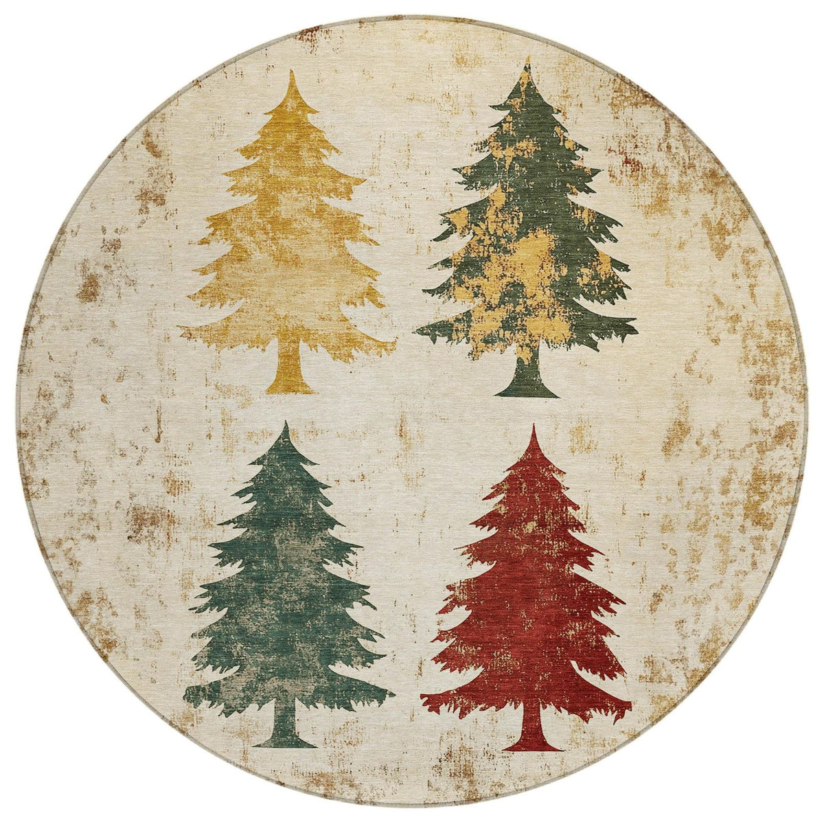 Addison Rugs Paelion Ivory Washable Indoor-Outdoor Rug
