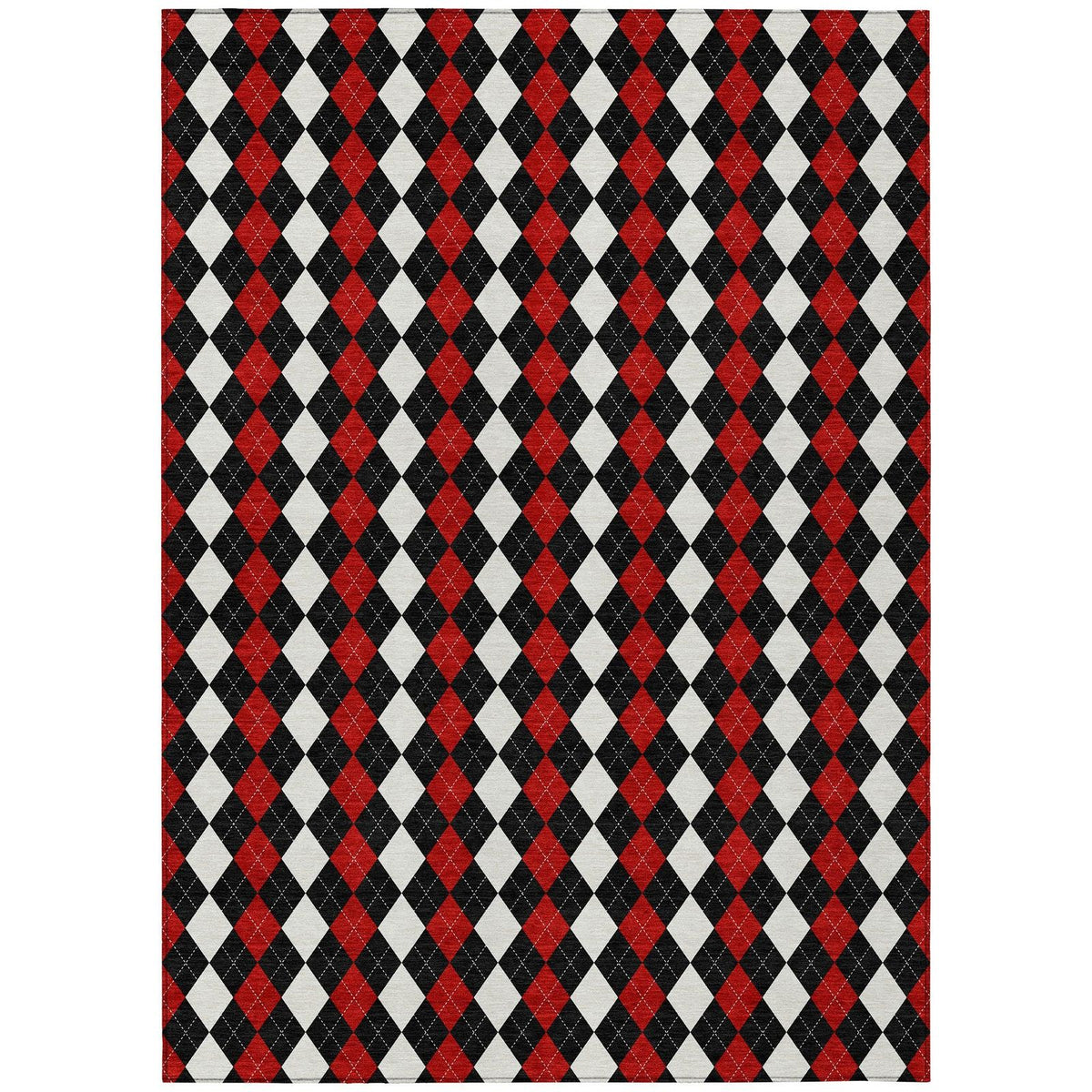 Addison Rugs Paelira Black Washable Indoor-Outdoor Rug