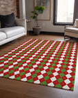 Addison Rugs Paelira Red Washable Indoor-Outdoor Rug