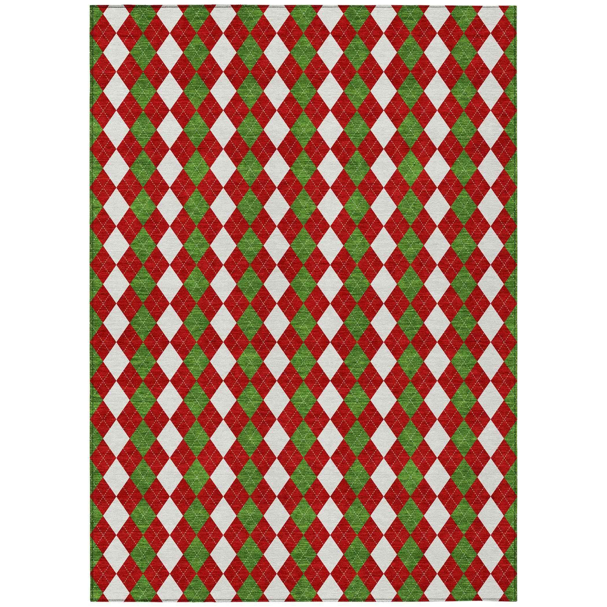 Addison Rugs Paelira Red Washable Indoor-Outdoor Rug