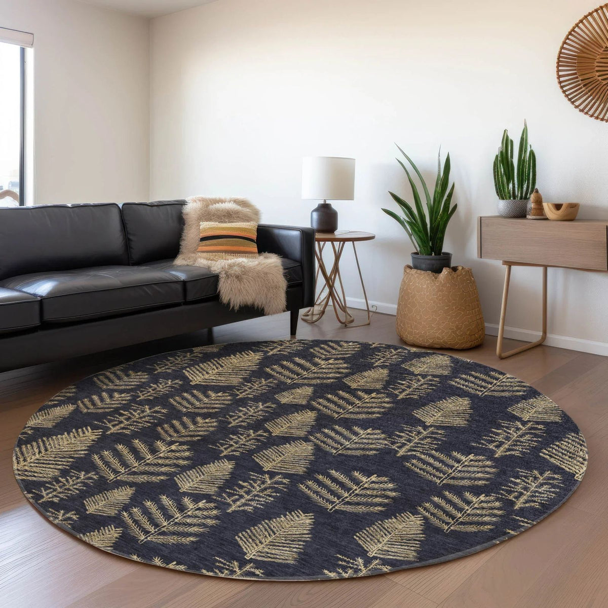 Addison Rugs Paelius Black Washable Indoor-Outdoor Rug
