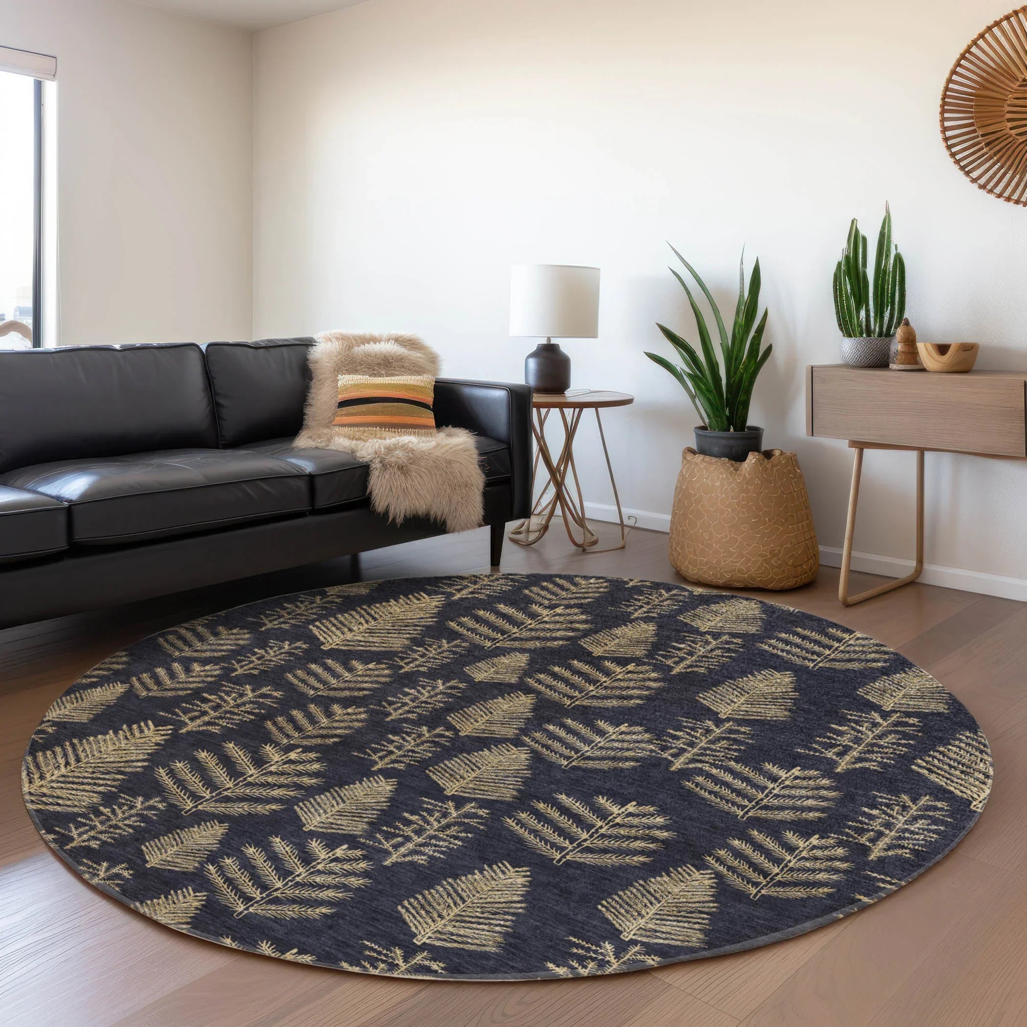 Addison Rugs Paelius Black Washable Indoor-Outdoor Rug